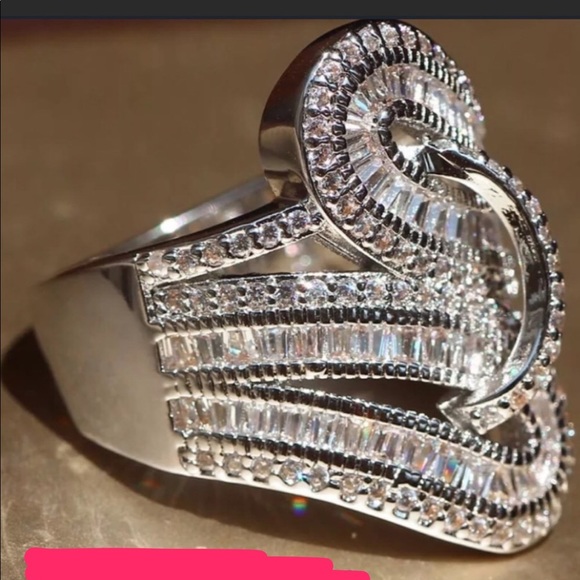 Sterling silver/cubic zirconia jewelry - Picture 4 of 5